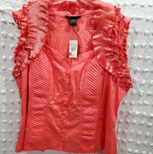 Ruffled blouse